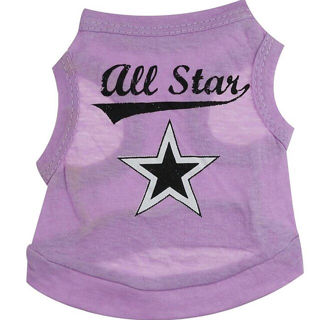  Dog Vest Stars Casual / Daily Dog Clothes Costume Cotton