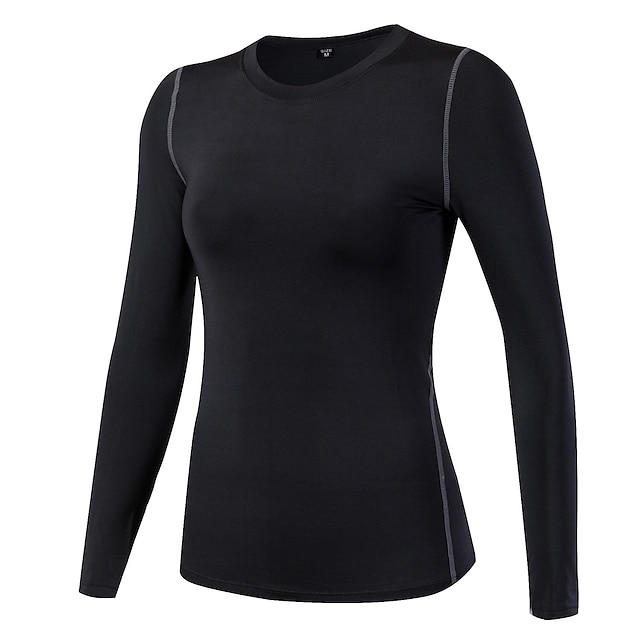 Sports & Outdoors Running, Jogging & Walking | YUERLIAN Womens Long Sleeve Compression Shirt Running Base Layer Sweatshirt Base 