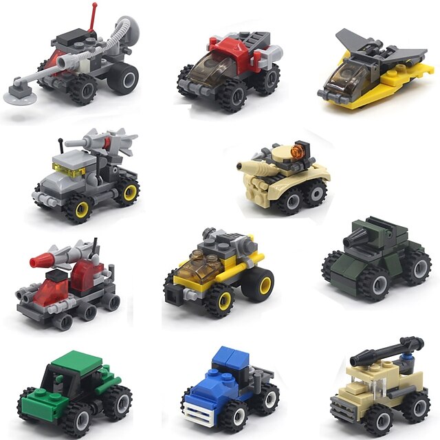  1: 190 لعبة الشاحنات ومركبات البناء ألعاب تربوية مجموعات البناء شاحنة دبابة ـABS بدرجة A بلاستيك ألعاب سيارات صغيرة للمركبات أو هدايا أعياد الميلاد للأطفال 1 pcs