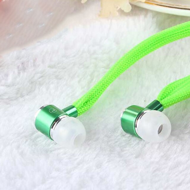  In Ear Wired Headphones Dynamic Aluminum Alloy Mobile Phone Earphone with Microphone / Noise-isolating Headset