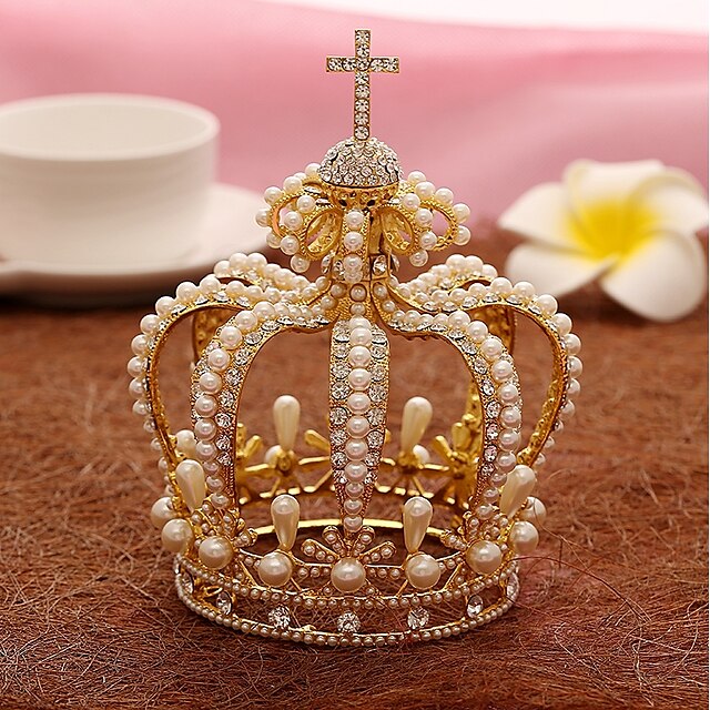  Künstliche Perle Strass Aleación Kopfschmuck-Hochzeit Besondere Anlässe Geburtstag Party / Abend Tiara Stirnbänder 1 Stück