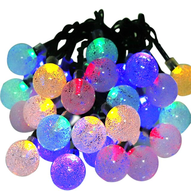  HKV 6m String Lights 30 LEDs 1pc RGB Waterproof 5 V / IP65