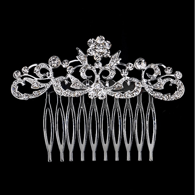  Rhinestone / Alloy Hair Combs with 1 Wedding / Special Occasion / Birthday Headpiece