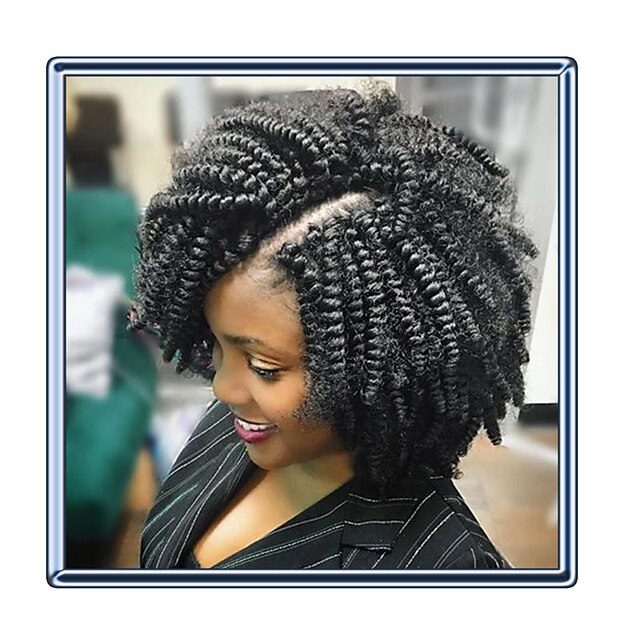  Μαλλιά για πλεξούδες Σγουρά / Afro / Bouncy Curl Σγουρές πλεξούδες Συνθετικά μαλλιά 20 ρίζες / πακέτο, 1 κουτί / πακέτο μαλλιά Πλεξούδες Πλεξούδες με ανταύγειες / Κυματιστά μαλλιά στυλ Τζαμάικα