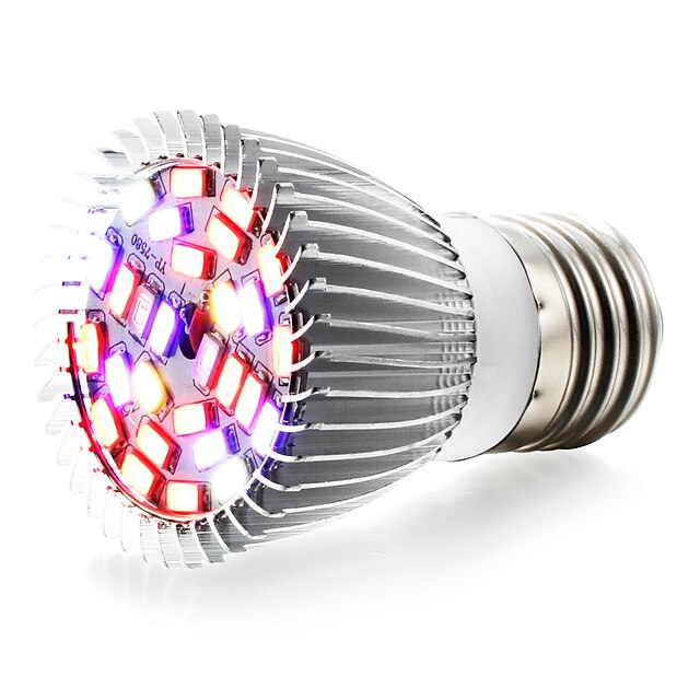  1pc 6 W Growing Light Bulb 550-614LM 28 Cuentas LED SMD 5730 Blanco Cálido Blanco Rojo 85-265 V / 1 pieza / Cañas / FCC
