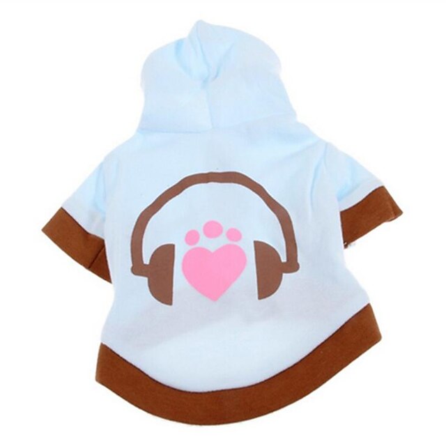 Toys & Hobbies Pet Supplies | Dog Hoodie / Sweatshirt Dog Clothes Heart Cotton Sweatshirts For Pets Mens / Womens Casual / Daily