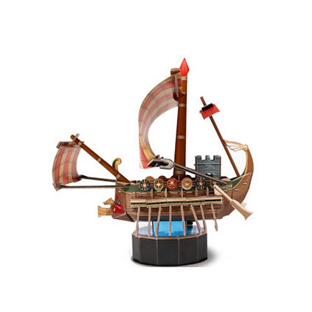  3D-pussel Pussel Pappersmodell Skepp Häst Pirat skepp Pirat GDS (Gör det själv) Inredning artiklar EPS+EPU Barn Unisex Leksaker Present