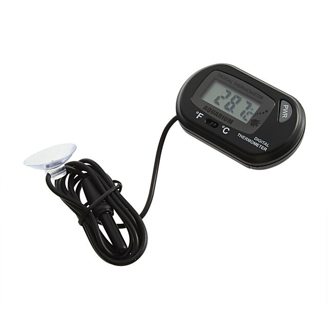  aquariums digitale water thermometer met waterdichte afstandsbediening sensor