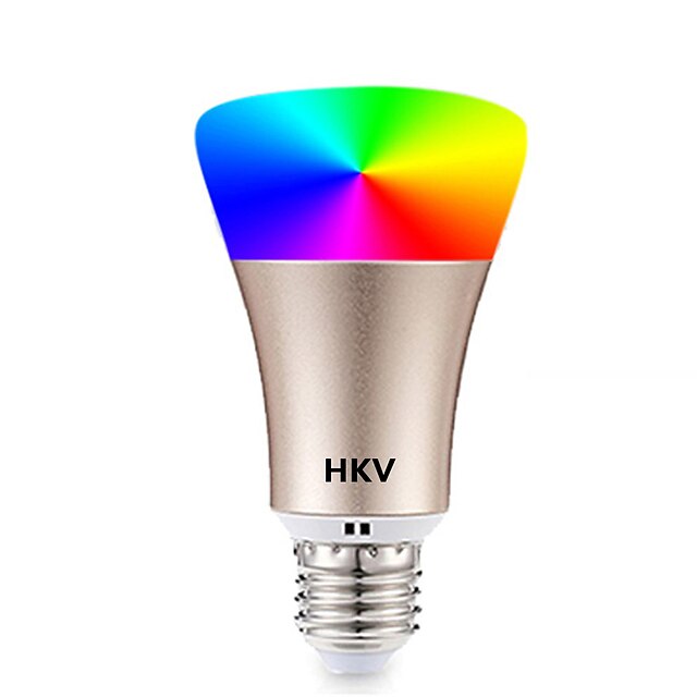  HKV 1pc 7 W LED Smart Bulbs 600-700 lm 20 LED Beads SMD 5050 APP Control Bluetooth Dimmable RGB 100-240 V / 1 pc