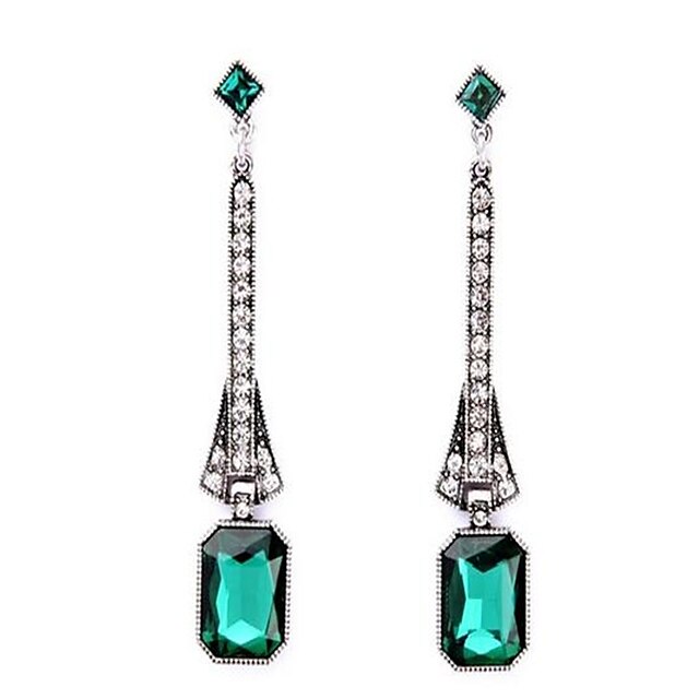  Dames Oorknopjes Gepersonaliseerde Vintage Modieus Oversized oorbellen Sieraden Emerald Groen Voor Toneel Uitgaan