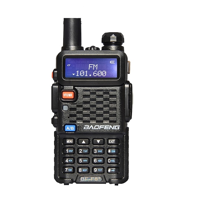  BaoFeng BF-F8+ Handheld Emergency Alarm 136-174MHz/400-520 MHz FM Ham Two-Way Radio Walkie Talkie Transceiver 