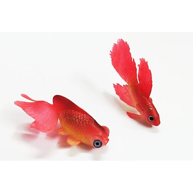 Pligt sikkerhed afhængige 2stk guldfisk figur naturtro guldfisk model akvarium indretning akvarium  tilbehør 6092983 2022 – €8.99