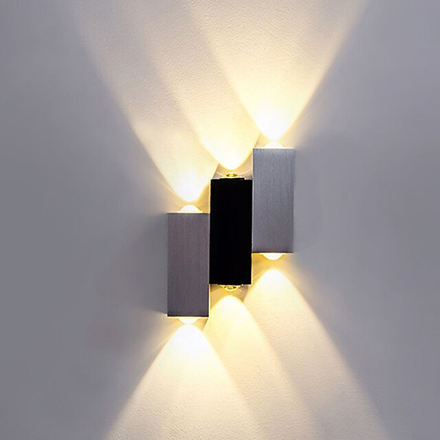  Contemporaneo moderno Al Coperto Metallo Luce a muro 90-240V 1 W / LED integrato