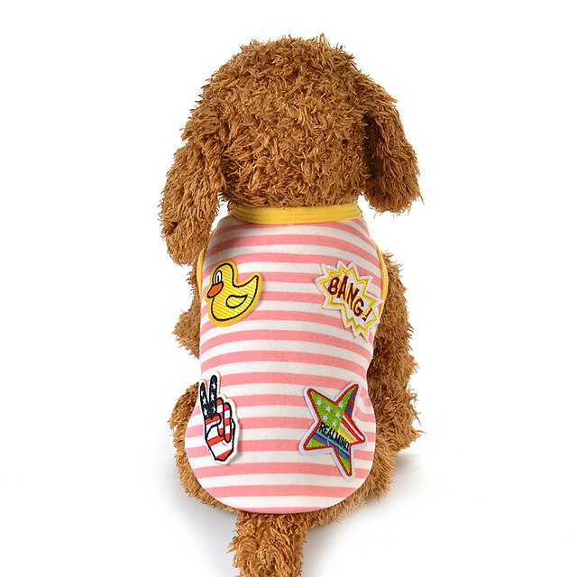  Hund Weste Hundekleidung Lässig/Alltäglich Karton Blau Rosa Kostüm Für Haustiere