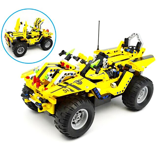 Remote Control RC Building Block Kit Building Blocks Educational Toy Construction Set Toys Building Bricks Car Movie Character Remote Control / RC DIY Building Toys Boys' Girls' Toy Gift / Kid's