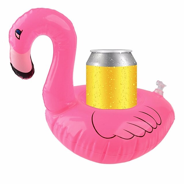  coasters infláveis ​​flamingos aquático flutuador bebida porta copo porta bandeja festa de festa