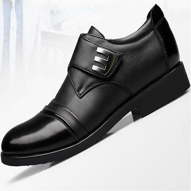  Homens Sapatos Confortáveis Couro Primavera / Outono Oxfords Preto / Castanho Escuro / EU40