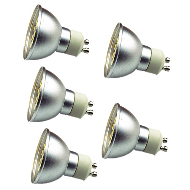  5pcs 3 W LED-spotlights 280 lm GU10 30 LED-pärlor SMD 5050 Dekorativ Varmvit Kallvit 12 V / 5 st