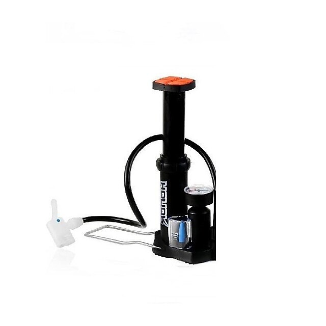  Mini Bike Pump Pedal Straddling Inflator Portable Durable High-Pressure For Road Bike Mountain Bike MTB Cycling Bicycle Engineering Plastics Black
