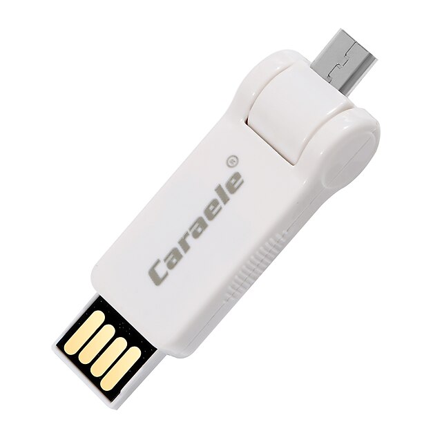  64GB USBフラッシュドライブ USBディスク OTG / USB 2.0 プラスチック パータブル / 耐衝撃 / 引き込み式 CU-08