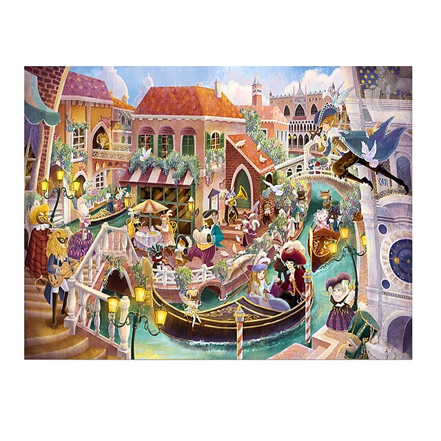  1000 pcs Garden Theme Jigsaw Puzzle Adult Puzzle Jumbo Wooden Cartoon Adults' Toy Gift