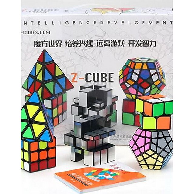  Magic Cube IQ-kub z-cube Pyraminx Spegelkub Mjuk hastighetskub Magiska kuber Stresslindrande leksaker Pusselkub Professionell Barn Vuxna Leksaker Unisex Pojkar Flickor Present