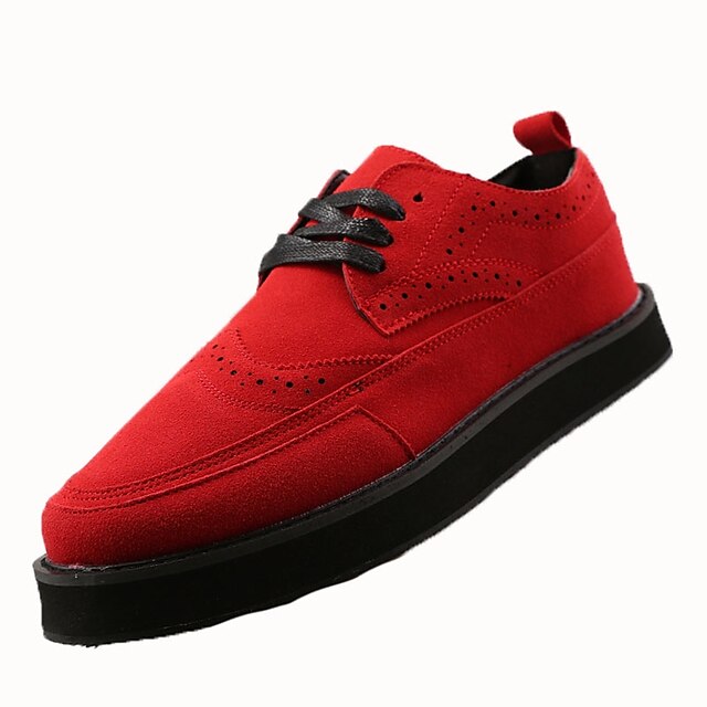  Per uomo Scarpe comfort PU Primavera / Autunno scarpe da ginnastica Rosso / Blu / Nero