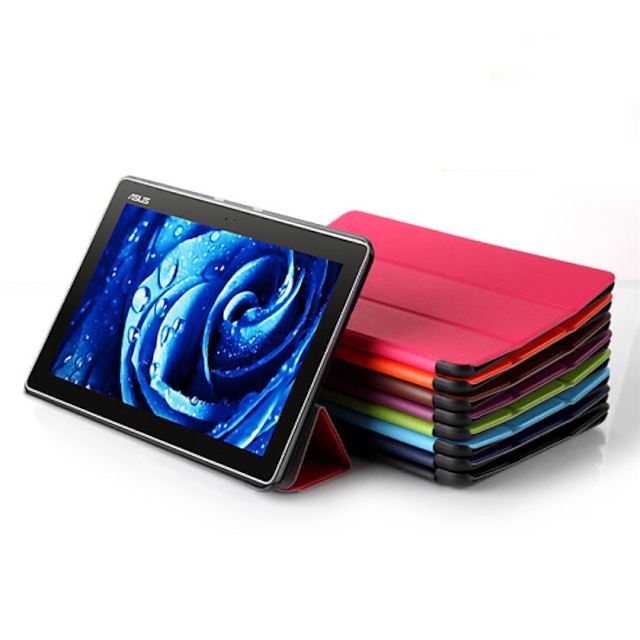  Case For Asus Asus ZenPad 10 Z300CL Full Body Cases / Tablet Cases Solid Colored Hard PU Leather