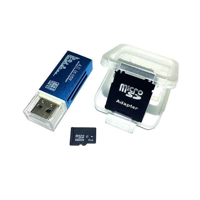  النمل 4GB مايكرو SD بطاقة TF بطاقة الذاكرة بطاقة class6 مع قارئ بطاقة محول بطاقة antw4-4