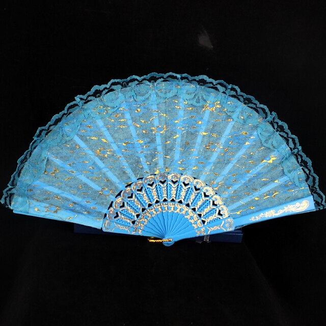  Hand Fans Material Lace Party / Evening