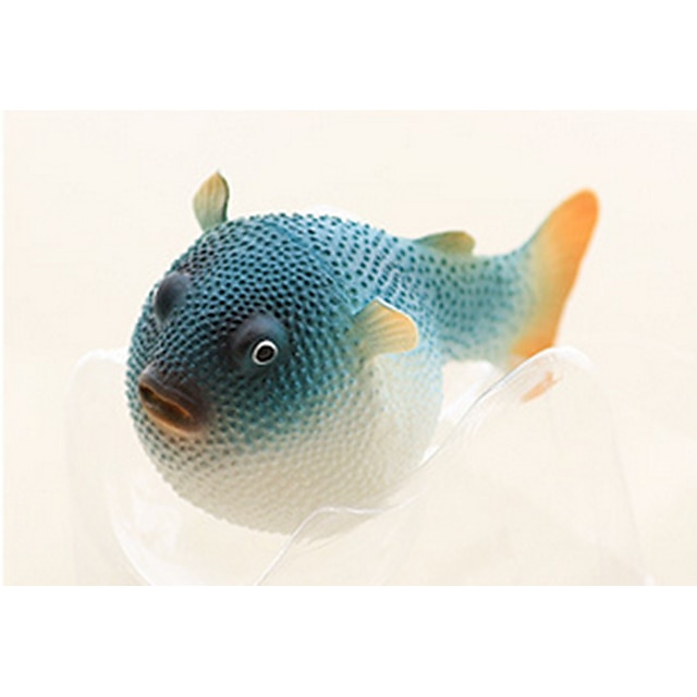  akvárko dekorace akvária miska na ryby umělá ryba náhodná barva svítící plastová guma 8*5*6 cm