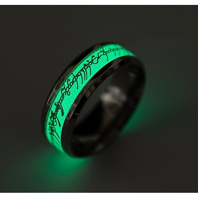  Band Ring For Férfi Napi Titán acél varázslat