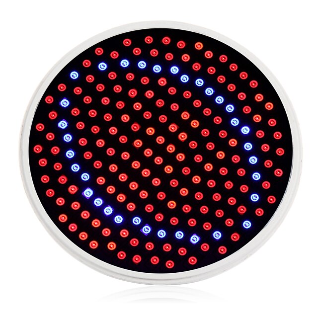  1 buc 24 W Culoarea becului crescând 1500 lm E26 / E27 200 LED-uri de margele Roșu Albastru 85-265 V / 1 bc / RoHs