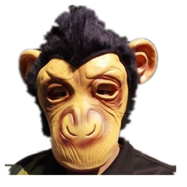  Halloween-Masken Tiermaske Affe Zum Gruseln Kleben Erwachsene Unisex Jungen Mädchen Spielzeuge Geschenk