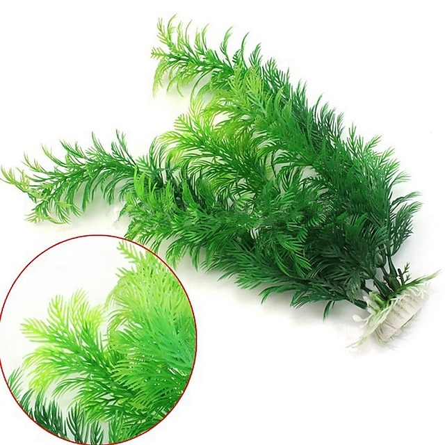  künstliches Aquarien-Pflanzen-Dekorations-Aquarium-Tauchblumen-Gras-Dekorations-Ornament
