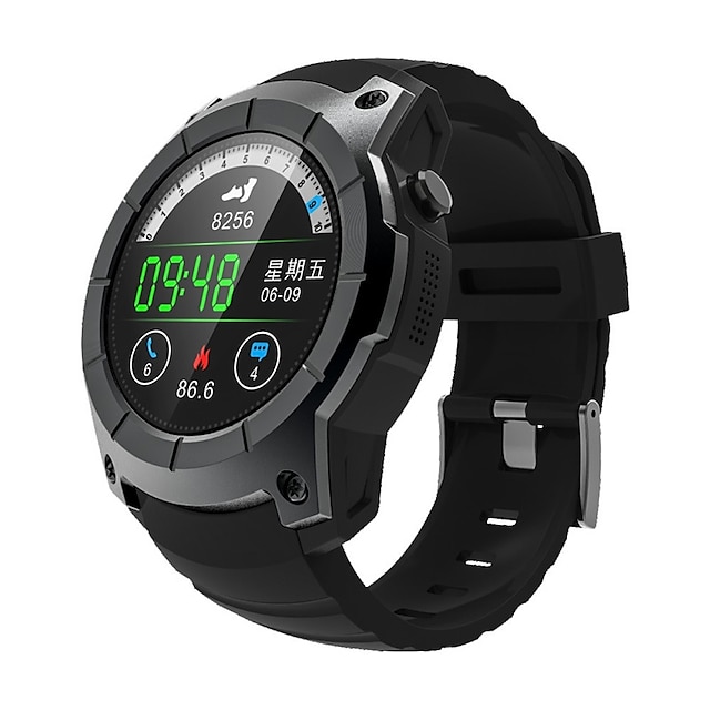  Indear YYS958 Hombre Reloj elegante Android iOS Bluetooth 2G Impermeable Pantalla Táctil GPS Monitor de Pulso Cardiaco Medición de la Presión Sanguínea Pulse Tracker Reloj Cronómetro Podómetro
