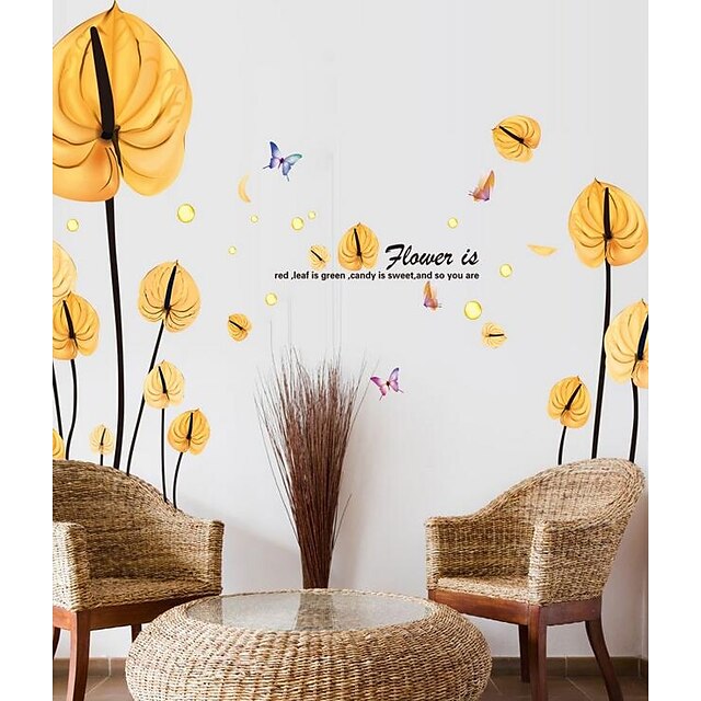  Decorative Wall Stickers - Plane Wall Stickers Botanical Living Room