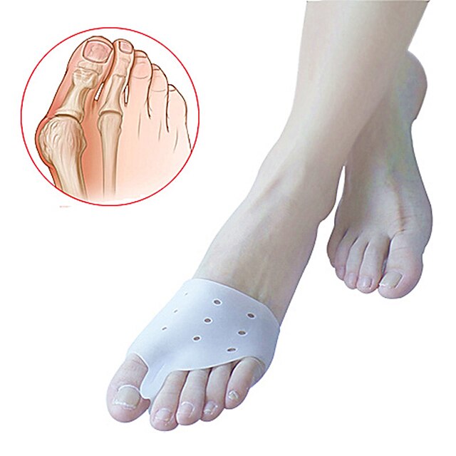  Foot Toe Seperator Toe Separators & Bunion Pad Relieve foot pain / Posture Corrector / Protective Comfortable Silicone