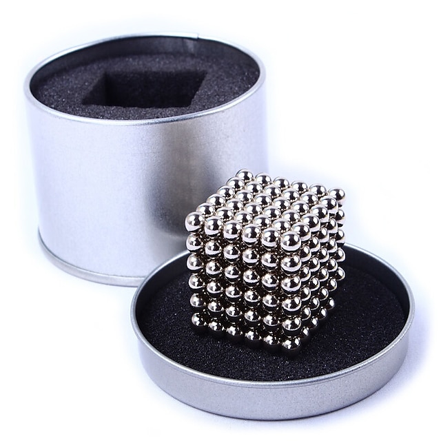  216 pcs 5mm Magnet Toy Magnetic Balls Building Blocks Super Strong Rare-Earth Magnets Neodymium Magnet Puzzle Cube Magnetic Adults' Boys' Girls' Toy Gift