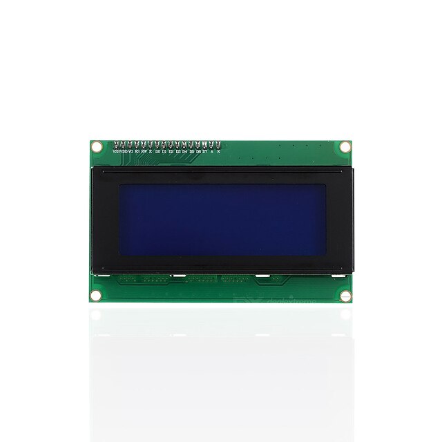  keyestudio i2c lcd 20x4 2004 lcd displaymodul uno r3 mega 2560 r3 hvite bokstaver på blå bakgrunnsbelysning