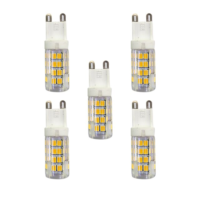  5pcs 3 W Luces LED de Doble Pin 240 lm G9 T 51 Cuentas LED SMD 2835 Blanco Cálido Blanco 220-240 V / Cañas