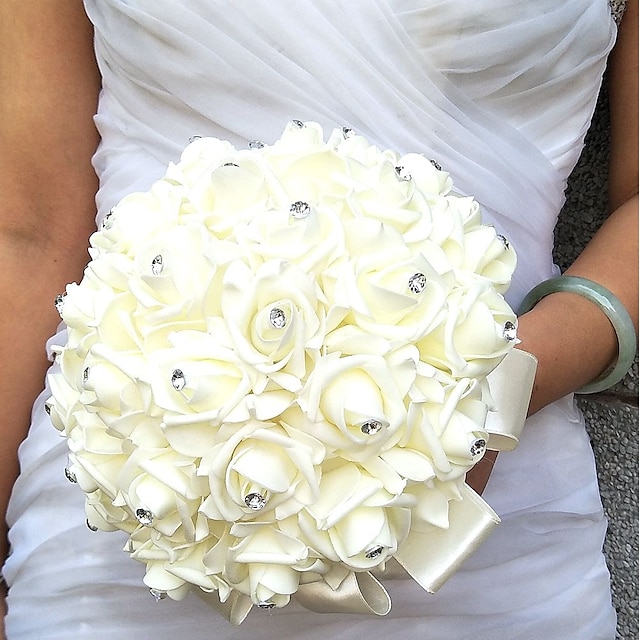  Wedding Flowers Bouquets Wedding Polyester / Foam 9.84