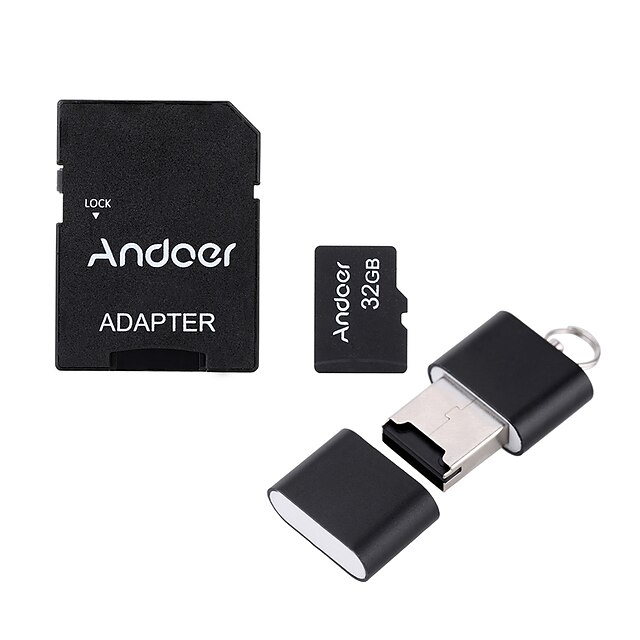  Andoer 32GB Micro-SD-Karte TF-Karte Speicherkarte Class10