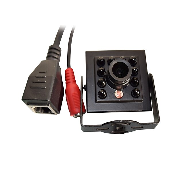  720P 1.0MP Onvif CCTV IP Camera HI3518E IR Night Vision 1/4 H62 CMOS Mini 940nm 10pcs Leds