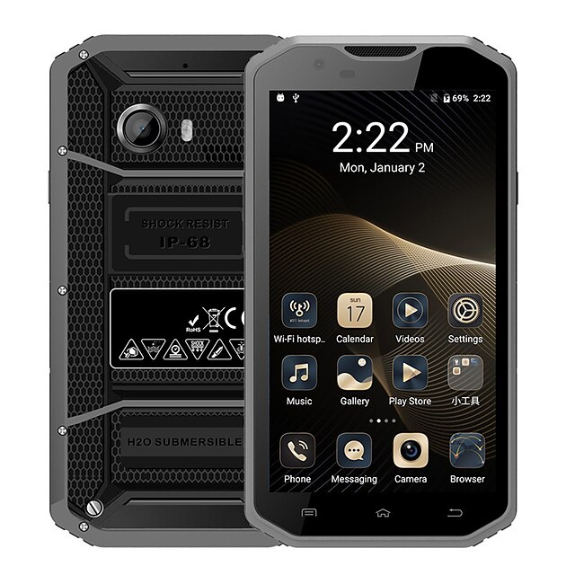  E&L W8 5,5 inch / 5.1-5.5 inch palec 4G Smartphone (2 GB + 16GB 8 mp MediaTek MT6753 3000 mAh mAh) / 1280x720 / Osmijádrový / FDD (B1 2100MHz) / FDD (B3 1800 MHz) / duální kamery