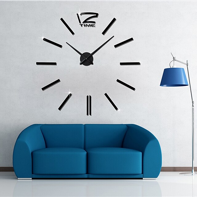  Wall Clock,Casual Modern Contemporary Office / Business Stainless Steel EVA Round Indoor / Outdoor Indoor