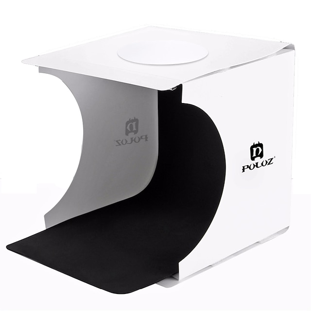  led paneler folding bærbar lys kasse foto belysning studio shootingtent kasse kit emart diffus studio softbox lightbox