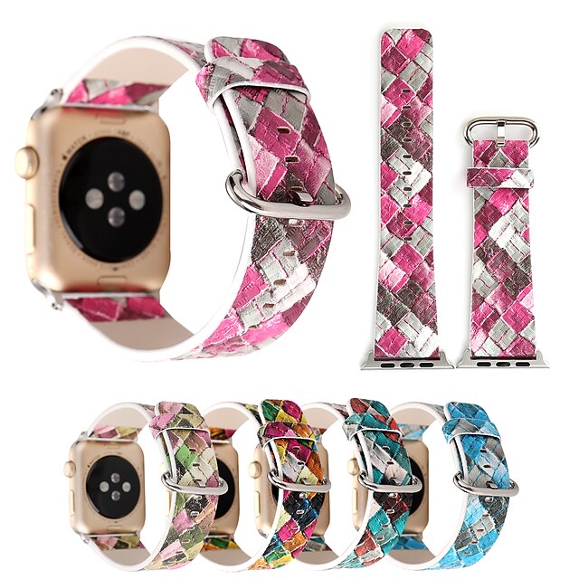  Watch Band for Apple Watch Series 3 / 2 / 1 Apple Classic Buckle PU Wrist Strap