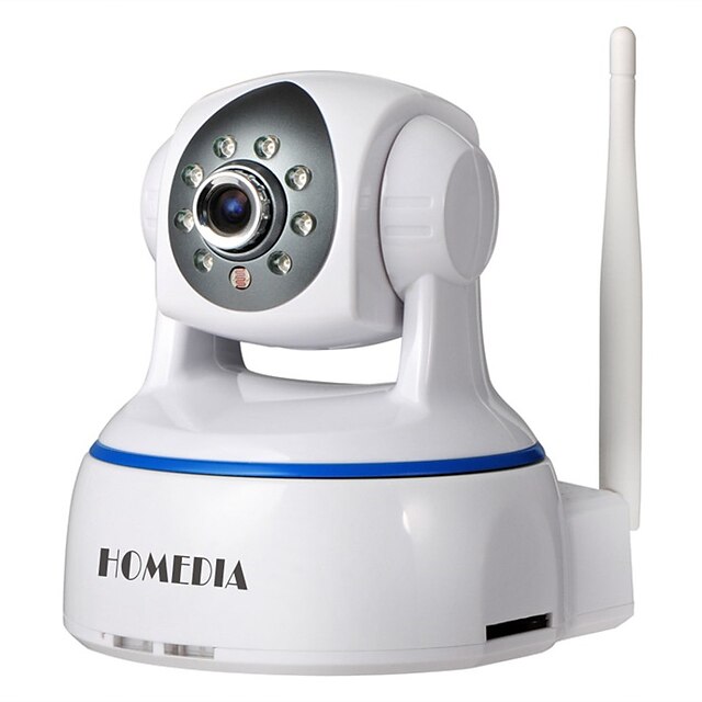  HOMEDIA HM624GA 2 mp IP-kamera Indoor Tuki Max 64GB Supported, but micro sd card/TF card not included in the package / PTZ / Johto / CMOS / Langaton / 50