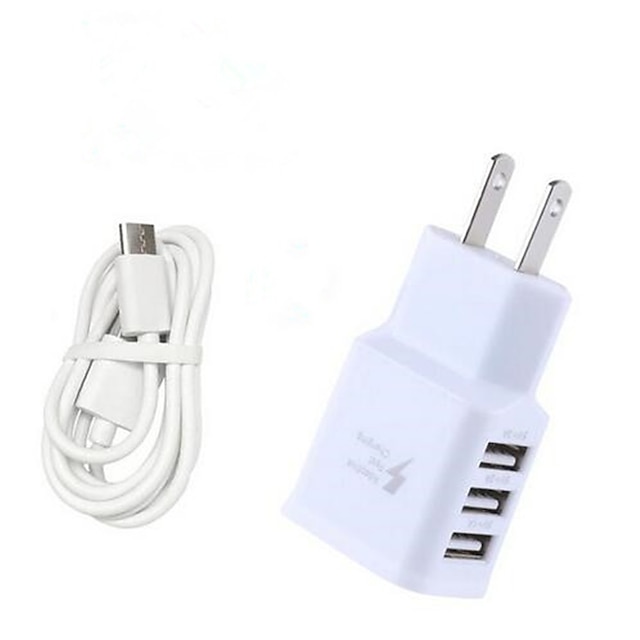  Home Charger / Portable Charger USB Charger US Plug / EU Plug Fast Charge / Multi Ports 3 USB Ports 3.1 A for